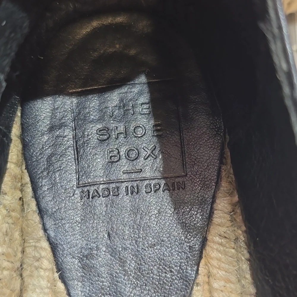 The shoes box‎ LEATHER espadrille